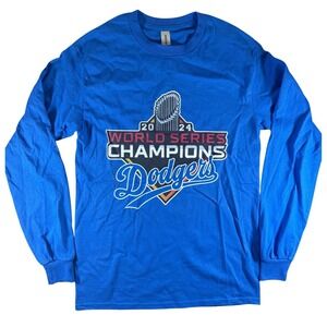 Los Angeles Dodgers 2024 World Series Champions Long Sleeve T-Shirt Size Small